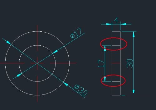 CAD2018怎么绘制平垫圈 CAD2018绘制平垫圈教程