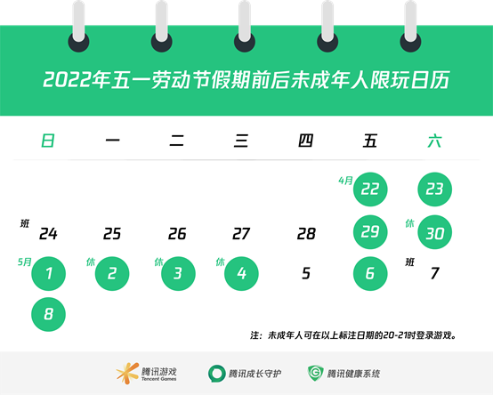 王者荣耀未成年五一劳动节能玩多久 王者荣耀未成年五一劳动节游戏时间