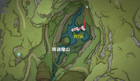 原神月莲采集路线图 原神须弥月莲采集路线