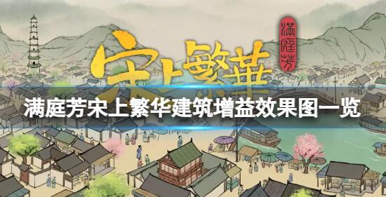 满庭芳宋上繁华建筑有哪些增益效果 满庭芳宋上繁华建筑增益效果图一览