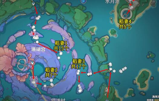 原神3.8版本珊瑚真珠采集路线是什么 原神3.8版本珊瑚真珠最佳采集路线一览