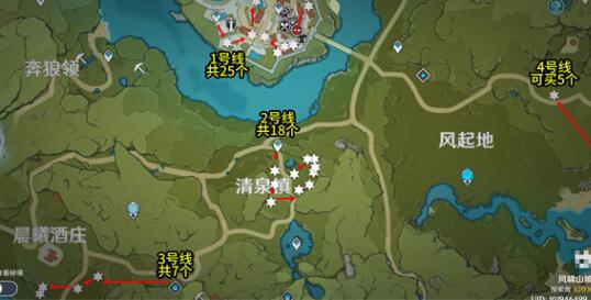 原神3.8慕风蘑菇最佳采集路线是什么 原神3.8慕风蘑菇最佳采集路线一览